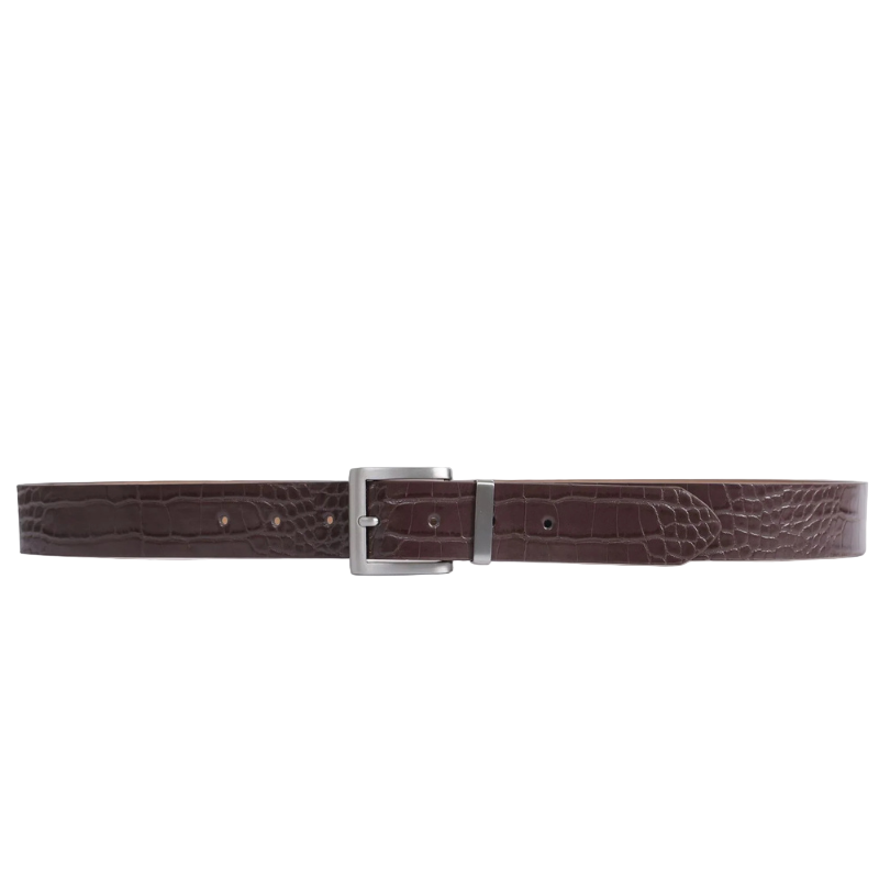 Classic Textured Genuine Leather Belt